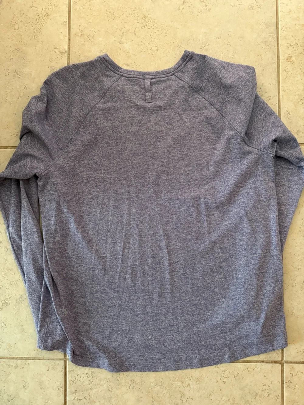 Lululemon Womens Shirt Long Sleeve Crew Heathered
